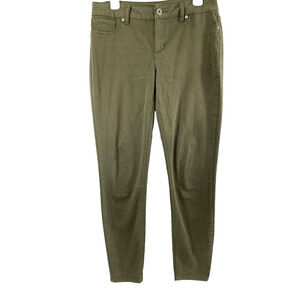 Maurice Jeans Womens Size‎ M-R Olive Green Stretch Skinny Comfy